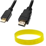 GTMax 25FT Gold-Plated Mini HDMI to HDMI Cable for Canon, Nikon , Samsung,  ....