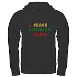 Peace Through Music Hoodie (dark)