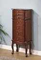 Jewelry Armoire in Warm Brown - Coaster