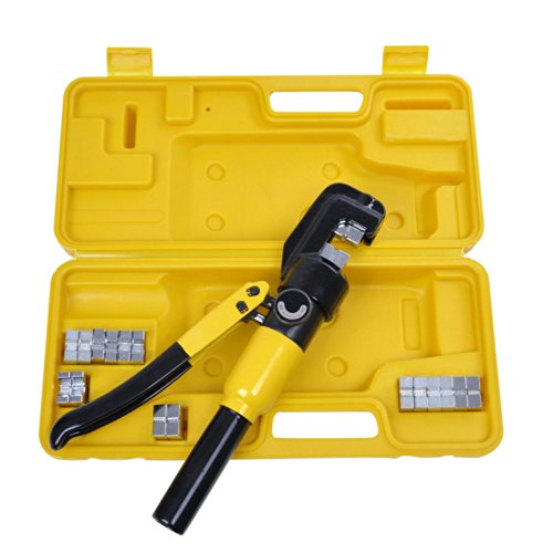 CHIMAERA 10-Ton 9 Dies Hydraulic Wire Terminal Battery Cable Crimper