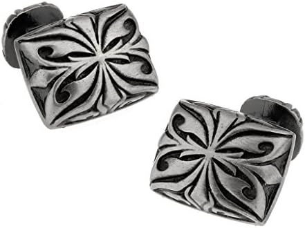 ROSEATE Vintage Butterfly Pattern Noble Cufflinks Gift Bag Package