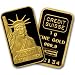 (1 gram) .9999+ Fine Gold Bar - Credit Suisse (Statue of Liberty)