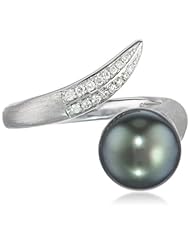 TARA Pearls Black Tahitian Ring, Size 7