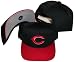 Cincinnati Reds Two Tone Plastic Snapback Adjustable Snap Back Hat / Cap