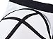 LA PLAGE Women's Colorful High Waist Padded Bathing Suit Size US Large White