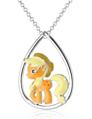 My Little Pony Girls Fine Silver Plated Applejack Pendant Necklace, 18"