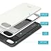 DesignSkin iPhone 7 Case Design Skin Slider [S1] Card Slot Shock Absorption Shockproof 3-Layer Protective Cover/Holder/Wallet Case/Heavy Duty Bumper - Pearl White