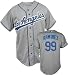 Manny Ramirez Los Angeles Dodgers Road Grey Youth MLB Replica Jersey