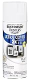 41GJsqV01FL. SL160  paint furniture white|Rust Oleum 249126 Painters Touch Multi Purpose Spray Paint, Flat White, 12 Ounce
