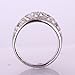 Fashion Plaza Women's Cubic Zirconia Wedding Engagement Band Ring R119