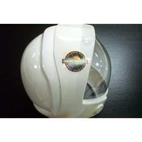 Plastic NASA Child Space White Astronaut Helmet Costume