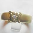 14K Yellow Gold Diamond Man's Ring