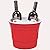 Carson Home Accents Original Rednek Party Bucket, 10-Inch Diameter by 8-Inch High