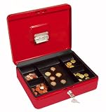 Produkt-Bild: Wedo 145402H Geldkassette mit Clip 30,0 x 24,0 x 9,0 cm , rot