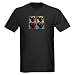 Pug Warhol Black T-Shirt Pets Dark T-Shirt