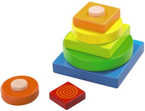 Imagen 2 de HABA 2336  - Apilamiento colores torre juego