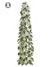 4' Cone-Shaped Rose & Dusty Miller Silk Flower Topiary