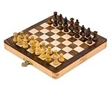 from Deverell Games 7 Padtal cased folding chess set with Staunton style pieces Model DG036