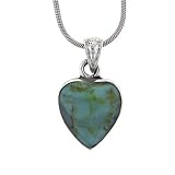 Double Sided Heart Necklace Pendant by Pugster
