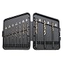 Irwin 73355 TurboMax 10 Piece 1/16-Inch to 1/4-Inch Twist Drill Bit Assortment in Plastic Case