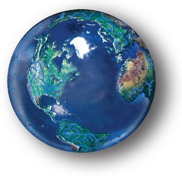 blue earth marble with natural earth continents recycled glass 5 in a pouch 1 in cheap price
