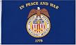 Merchant Marine Flag - 3 foot by 5 foot Polyester (NEW)