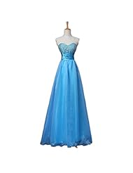 Floor Length Sweetheart Beaded Lace-Up Evening Dress/Prom Dress 