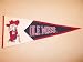 University of Mississippi Rebels Mascot - Classic NCAA College (Pennants)