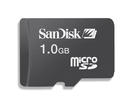 SanDisk 1 GB MicroSD Card (SDSDQ-1024-A11M, US Retail Package)