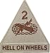2nd Armored Division Patch - Desert