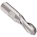 Niagara Cutter SBM855 Cobalt Steel Ball Nose End Mills, metric, Right Hand, Weldon Shank, TiN Finish, 30 Degree Helix