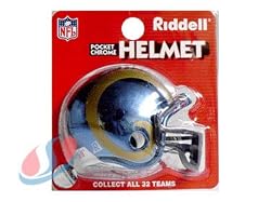 St. Louis Rams "Chrome" Pocket Pro NFL Helmet