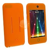 eForCity Premium Silicone Skin Case for Apple iPod Touch 1st gen and Gen2, Orange