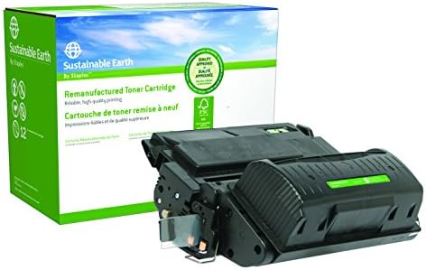 Sustainable Earth by Staples Reman Laser Toner Cartridge, HP 42X, Black, High Yield