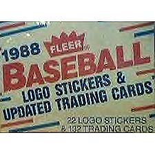 1988 Fleer Update Factory Sealed Baseball Card Set 1988 Fleer Update Factory Sealed Baseball Card Set