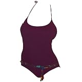 Calvin Klein Halter Tank Swimsuit 56502D6 6 Grape