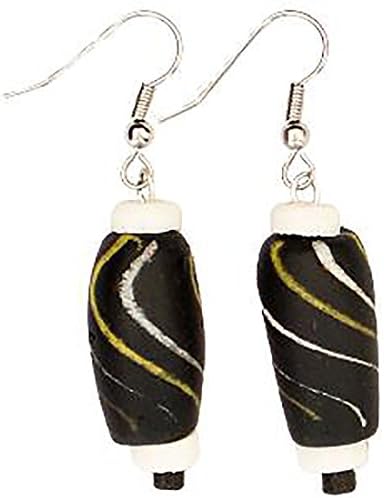Fair Trade "Korli" Recycled Glass Beads Earrings