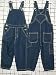 Toddler Sizes 2T/3T/4T Denim Bib Overall