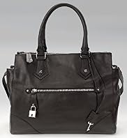 Autograph Leather Padlock Tote Bag