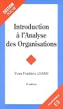 Introduction à l analyse des organisations