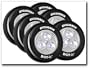 Sylvania Dot-It Self-Adhesive Bright White LED Light, Black, 6-PACK (33793-6)
