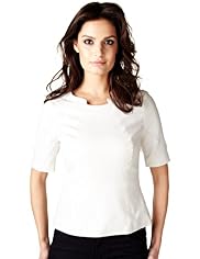 Per Una Speziale Peplum Top