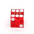 Red Polish 9/16" (14.25mm) Casino Dice