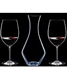 Riedel For Two Pinot Noir Wine Glass & Decanter Set, 3 Piece