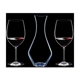 Riedel For Two Pinot Noir Wine Glass & Decanter Set, 3 Piece