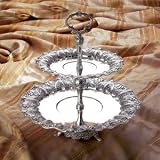 Review Jaf Gifts  / 2 TIER BASKET WITH BASE - 2 TIER SILVERPLATED BASKET WITH BASE - tier plate