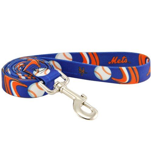 New York Mets 6' Royal Blue Dog Leash (Large)