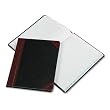 Boorum & Pease 38-150-R Record/account book, black/red cover, record rule, 9-5/8 x 7-5/8, 150 pages