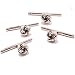 Set of 4 tuxedo shirt studs Silver Knot