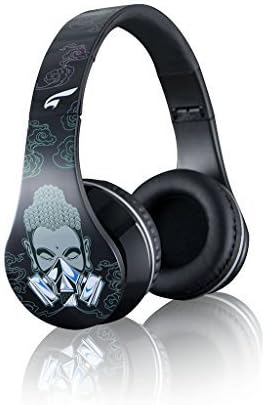 Eagle Tech ARHP300FC-BK Urban Zen DJ Style Over-the-Ear Stereo Designer Fasion Headphones-Cleansing Black Includes Hard Travel Case by Eagle Tech
